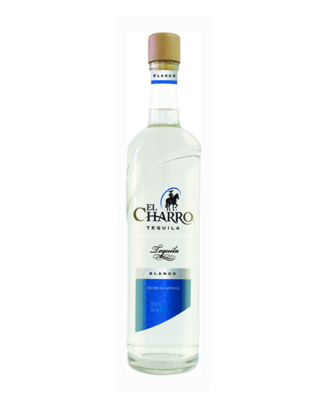 Tequila El Charro Blanco 100% Agave